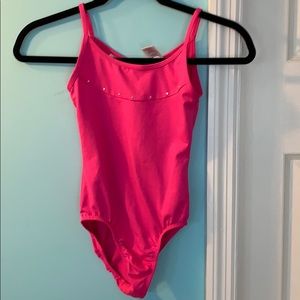 Pink leotard